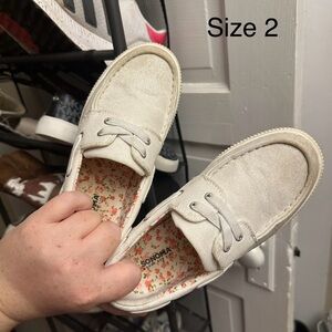 Sonoma Kids Sparkly White Sneakers